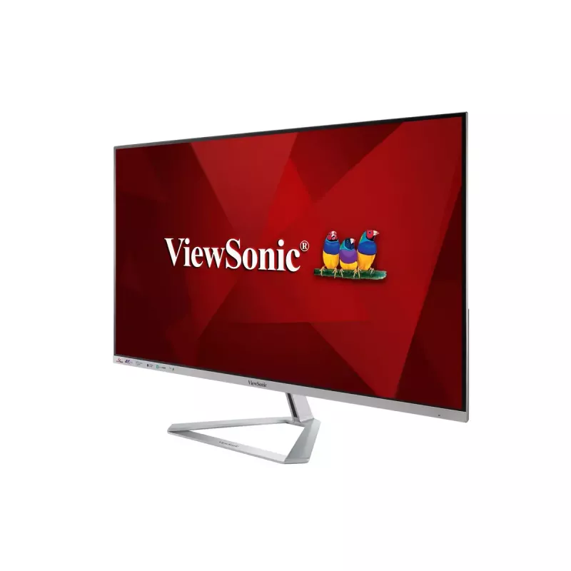 Viewsonic VX3276-4K-MHD-2 Computer Monitor 81,3 cm (32 Zoll) 3840 x 2160 Pixel 4K Ultra HD LCD Schwarz, Silber