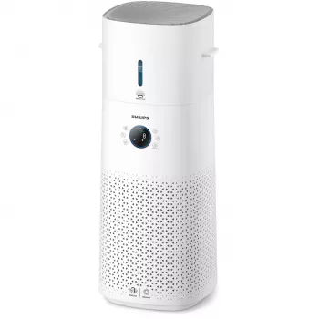 Luftreiniger Philips 3000er Serie AC3737 für 131 m², 505 m³/h, 55 dB, 42 W, Weiß