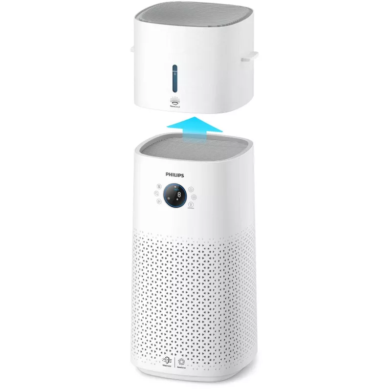 Luftreiniger Philips 3000er Serie AC3737 für 131 m², 505 m³/h, 55 dB, 42 W, Weiß