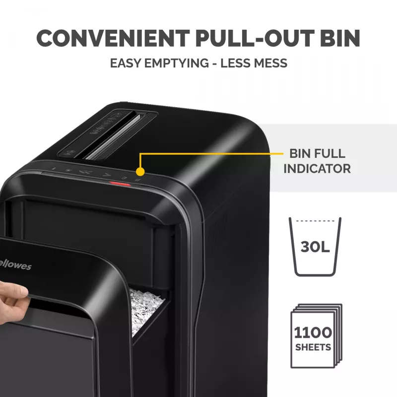 Fellowes LX Series 5050401 Aktenvernichter Mikroschnitt 65 dB Schwarz