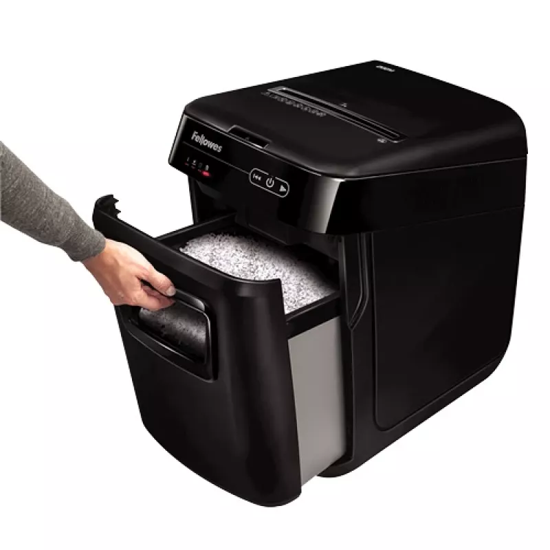 Fellowes AutoMax 200M Aktenvernichter Micro-Cut Schwarz