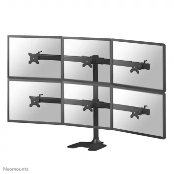Neomounts FPMA-D700DD6 Monitorständer 10-27 Zoll, Freistehend/Tischplattenmontage, 8 kg, 25,4 cm (10 Zoll), 68,6 cm (27 Zoll), 100 x 100 mm, Schwarz