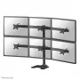 Neomounts FPMA-D700DD6 Monitorständer 10-27 Zoll, Freistehend/Tischplattenmontage, 8 kg, 25,4 cm (10 Zoll), 68,6 cm (27 Zoll), 100 x 100 mm, Schwarz