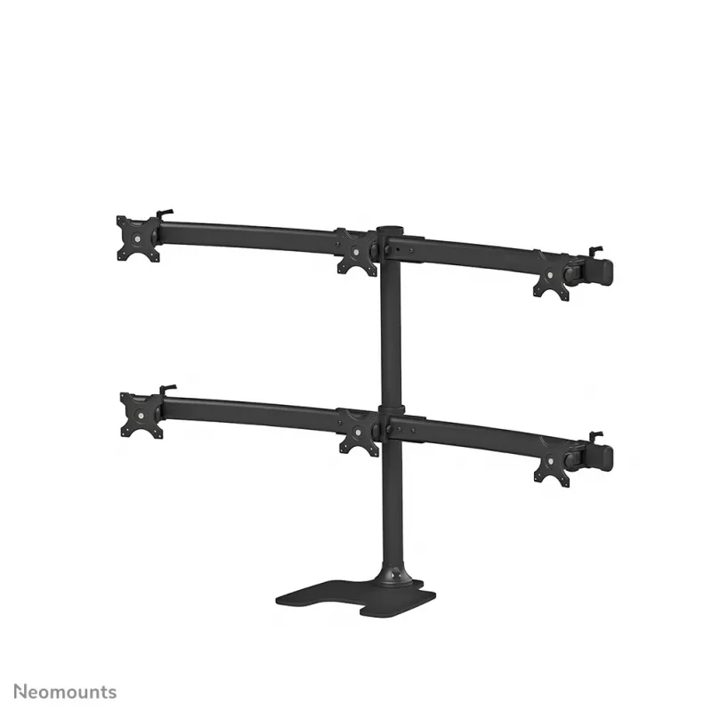 Neomounts FPMA-D700DD6 Monitorständer 10-27 Zoll, Freistehend/Tischplattenmontage, 8 kg, 25,4 cm (10 Zoll), 68,6 cm (27 Zoll), 100 x 100 mm, Schwarz