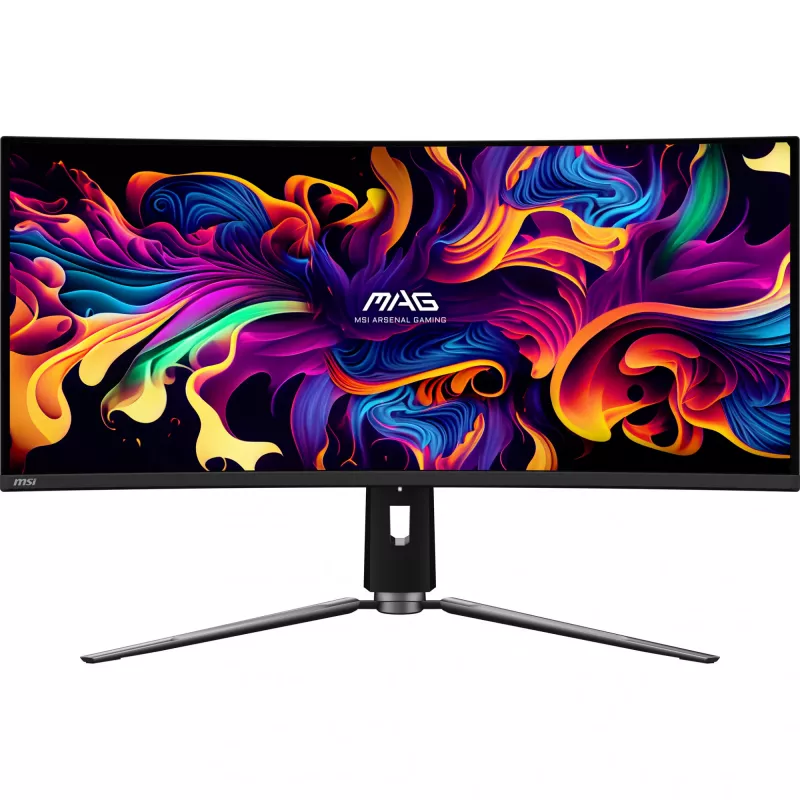 Monitor MSI MAG 341CQP QD-OLED 34 Zoll UltraWide QHD 3440×1440, 21:9, 0,03 ms, USB-Hub, VESA, höhenverstellbar