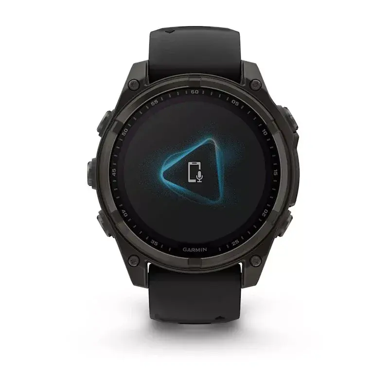 Sport-Smartwatch GARMIN fenix 8 Black – 51 mm Gehäuse, Saphirglas, Solar, GPS, 32 GB, 10 ATM, 1,3 Zoll Display