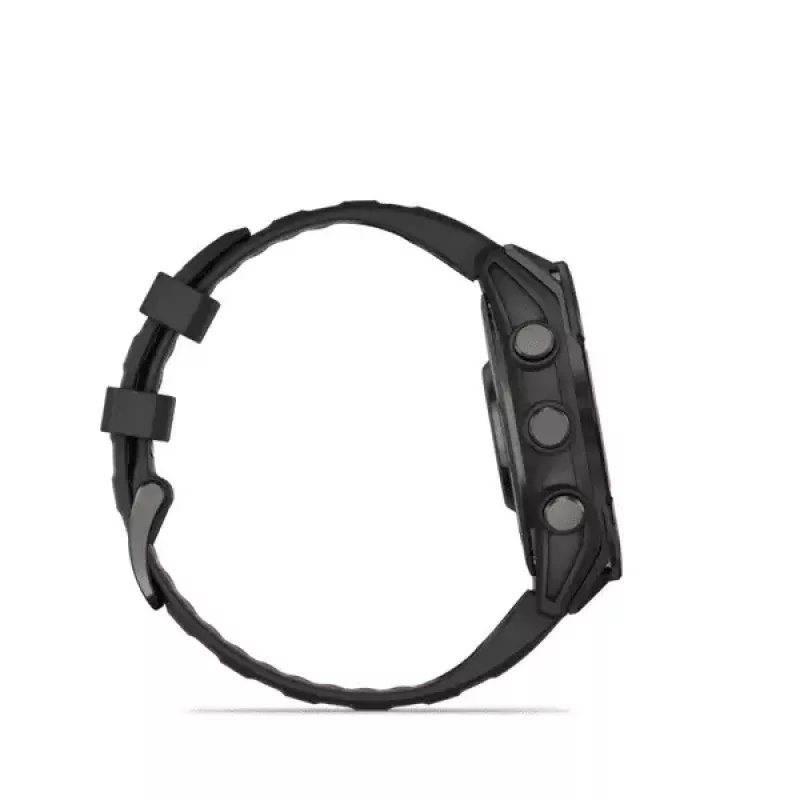 Sport-Smartwatch GARMIN fenix 8 Black, 47 mm Gehäuse, AMOLED 1,4 Zoll, Saphirglas, GPS/GLONASS/Galileo, 16 Tage Akkulaufzeit