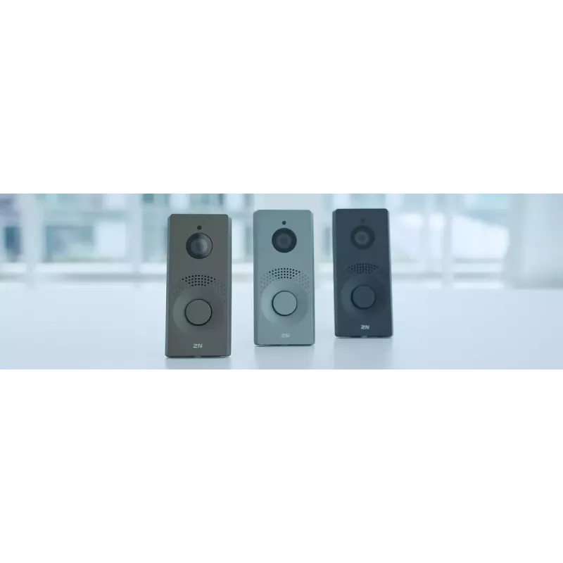 Video-Türsprechanlage 2N IP One Schwarz — 1920×1440, 30 fps, IP66, IK08