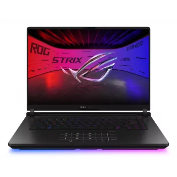 ASUS ROG Strix SCAR 16 G635LX-RW042W Intel Core Ultra 9 275HX Laptop 40,6 cm (16 Zoll) WQXGA 64 GB DDR5-SDRAM 2 TB SSD NVIDIA GeForce RTX 5090 Wi-Fi 7 (802.11be) Windows 11 Home Schwarz