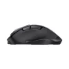 TRUST Fyda Office ergonomische rechte kabellose Maus – RF + Bluetooth 5.2 – optisch 2400 DPI – 6 Tasten – schwarz