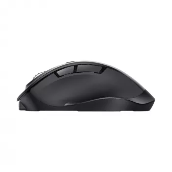 TRUST Fyda Office ergonomische rechte kabellose Maus – RF + Bluetooth 5.2 – optisch 2400 DPI – 6 Tasten – schwarz