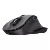 TRUST Fyda Office ergonomische rechte kabellose Maus – RF + Bluetooth 5.2 – optisch 2400 DPI – 6 Tasten – schwarz