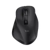 TRUST Fyda Office ergonomische rechte kabellose Maus – RF + Bluetooth 5.2 – optisch 2400 DPI – 6 Tasten – schwarz
