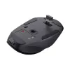TRUST Fyda Office ergonomische rechte kabellose Maus – RF + Bluetooth 5.2 – optisch 2400 DPI – 6 Tasten – schwarz