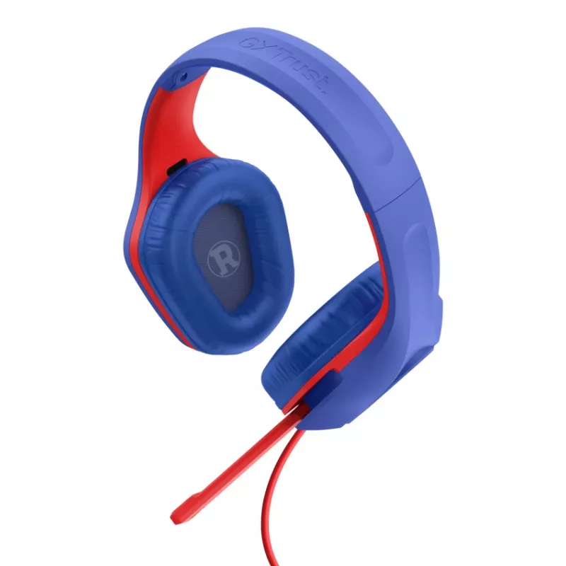 Trust GXT 415SM Zirox Headset kabelgebunden Kopfband Gaming Blau, Rot