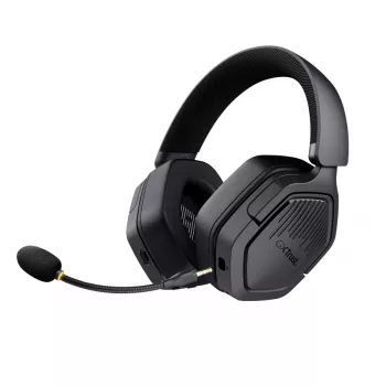Headset TRUST GXT 493PS Carus — Kabelgebunden & Kabellos (Bluetooth), Ohrumschließend, Kopfbügel, 20–20000 Hz, 1,2 m, Schwarz