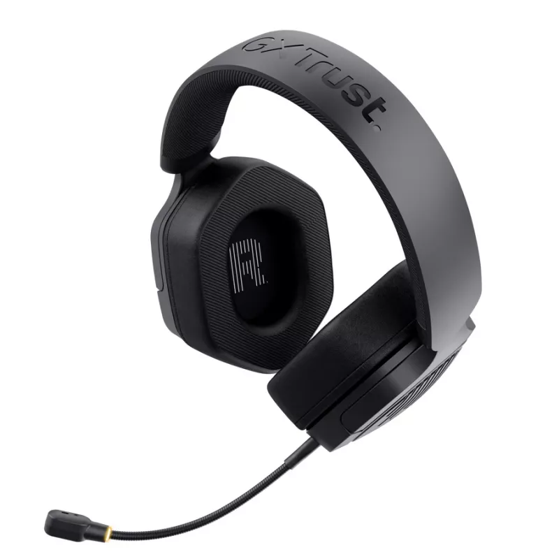 Headset TRUST GXT 493PS Carus — Kabelgebunden & Kabellos (Bluetooth), Ohrumschließend, Kopfbügel, 20–20000 Hz, 1,2 m, Schwarz
