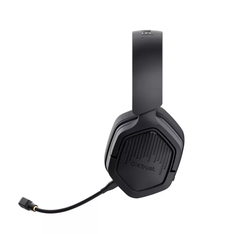 Headset TRUST GXT 493PS Carus — Kabelgebunden & Kabellos (Bluetooth), Ohrumschließend, Kopfbügel, 20–20000 Hz, 1,2 m, Schwarz