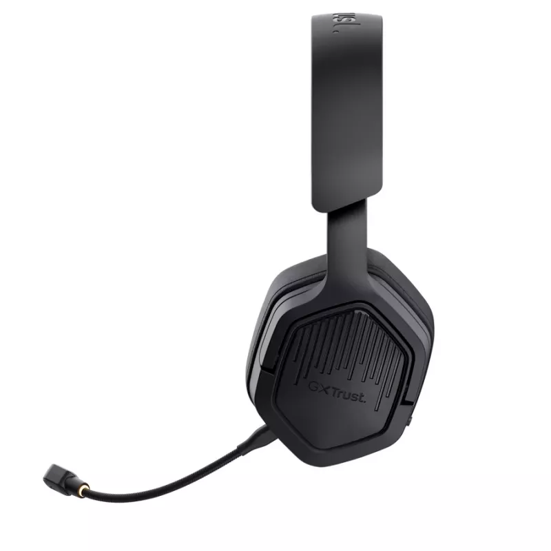 Headset TRUST GXT 493PS Carus — Kabelgebunden & Kabellos (Bluetooth), Ohrumschließend, Kopfbügel, 20–20000 Hz, 1,2 m, Schwarz