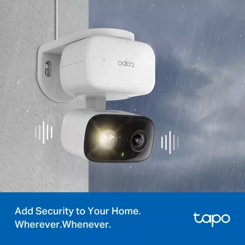 Überwachungskamera TP-LINK Tapo C206 – Innen-/Außeneinsatz 1080p HD, Schwenk & Neige, Nachtsicht, Zweiwege-Audio