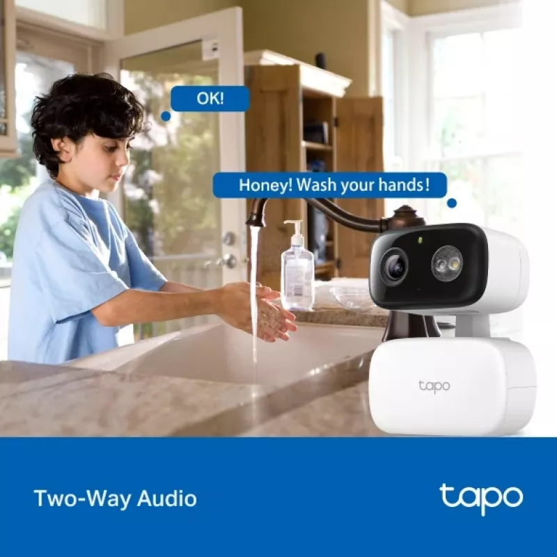 Überwachungskamera TP-LINK Tapo C206 – Innen-/Außeneinsatz 1080p HD, Schwenk & Neige, Nachtsicht, Zweiwege-Audio