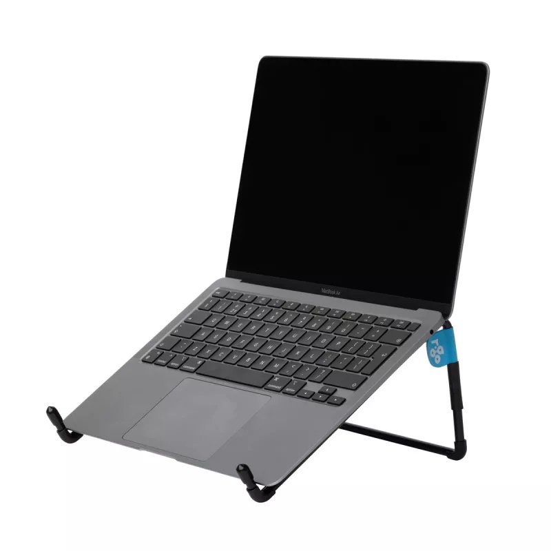 R-Go Tools Laptopständer R-Go Steel Travel, ergonomisch und faltbar, geeignet für 10-22 Zoll Laptops, schwarz
