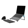 R-Go Tools Laptopständer R-Go Steel Travel, ergonomisch und faltbar, geeignet für 10-22 Zoll Laptops, schwarz