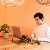 R-Go Tools Laptopständer R-Go Steel Travel, ergonomisch und faltbar, geeignet für 10-22 Zoll Laptops, schwarz