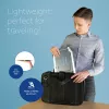 R-Go Tools Laptop-Halterung R-Go Riser Basic, zusammenklappbarer und verstellbarer Laptop-Riser, Aluminium, silber