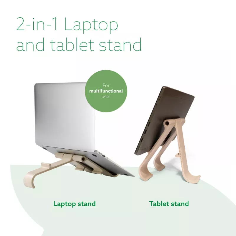R-Go Tools Laptop- und Tabletständer R-Go Treepod, ergonomisch und modular, verstellbar, biobasiert