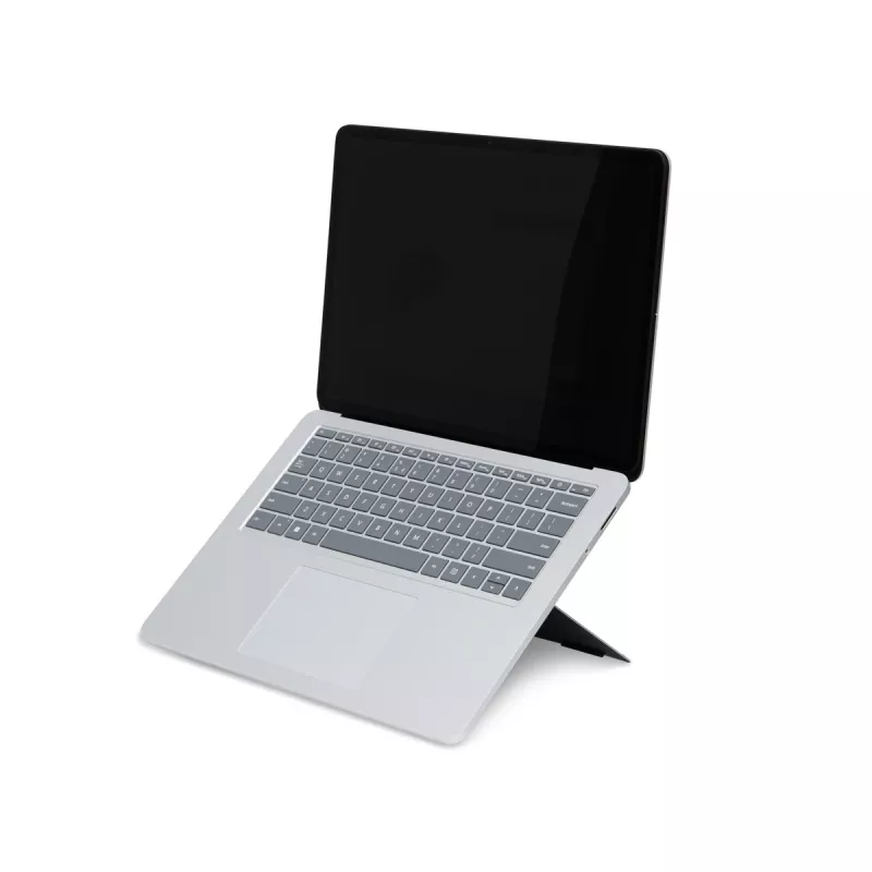 R-Go Tools Laptop-Ständer R-Go Riser Attachable, verstellbar, integriert in Ihren Laptop, Aluminium, schwarz