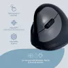 R-Go Tools Ergonomische Maus R-Go HE Break mit Pausensoftware, medium (Handgröße 165-185 mm), linkshändig, Bluetooth, schwarz