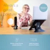 R-Go Tools Laptop-Ständer R-Go Riser Document, ergonomischer, faltbarer und verstellbarer Ständer mit Dokumentenhalter, schwarz