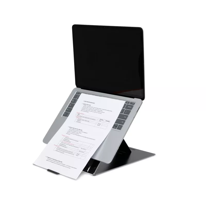 R-Go Tools Tablet- und Laptopständer R-Go Riser Duo, geeignet für 10–22-Zoll-Bildschirm, schwarz