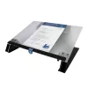 R-Go Tools Dokumentenhalter R-Go Read2Write, geeignet zum Lesen und Schreiben, ergonomisch, mit weicher Schaumstoff-Handballenauflage, matt Acryl