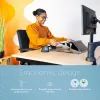 R-Go Tools Dokumentenhalter R-Go Read2Write, geeignet zum Lesen und Schreiben, ergonomisch, mit weicher Schaumstoff-Handballenauflage, matt Acryl