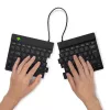 R-Go Tools Ergonomische Tastatur R-Go Split Break mit Pausensoftware, ergonomische geteilte Tastatur, QWERTY (UK), Bluetooth, Schwarz