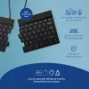 R-Go Tools Ergonomische Tastatur R-Go Split Break mit Pausensoftware, ergonomische geteilte Tastatur, QWERTY (UK), Bluetooth, Schwarz