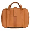 R-Go Tools Laptoptasche R-Go Viva, vollnarbiges Leder, mit integriertem Laptopständer, Schultergurt, 39,6 cm (15,6 Zoll), braun