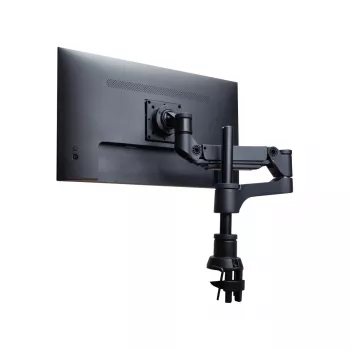 R-Go Tools Monitorarm R-Go Caparo Single, vollständig verstellbar mit Gasfeder, 3-9 kg Tragfähigkeit, 100% zirkulär, schwarz