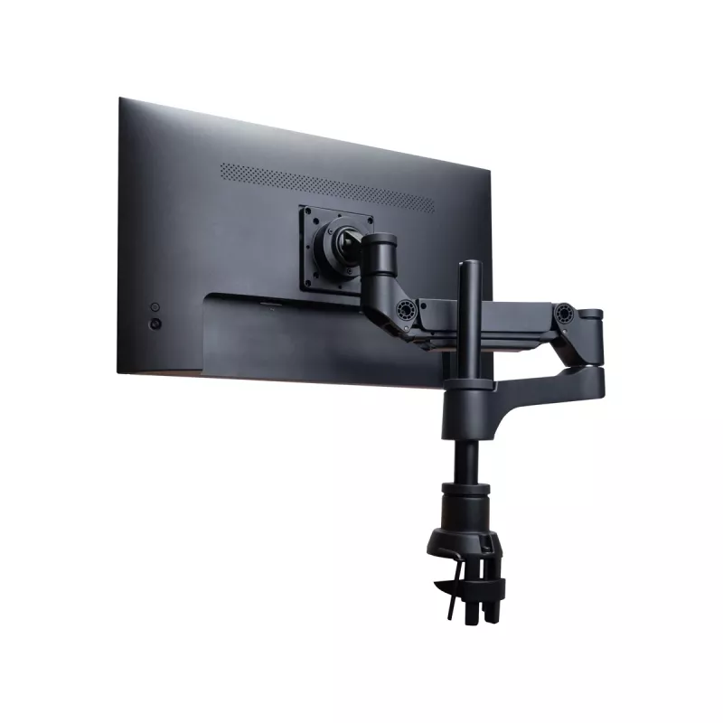 R-Go Tools Monitorarm R-Go Caparo Single, vollständig verstellbar mit Gasfeder, 3-9 kg Tragfähigkeit, 100% zirkulär, schwarz