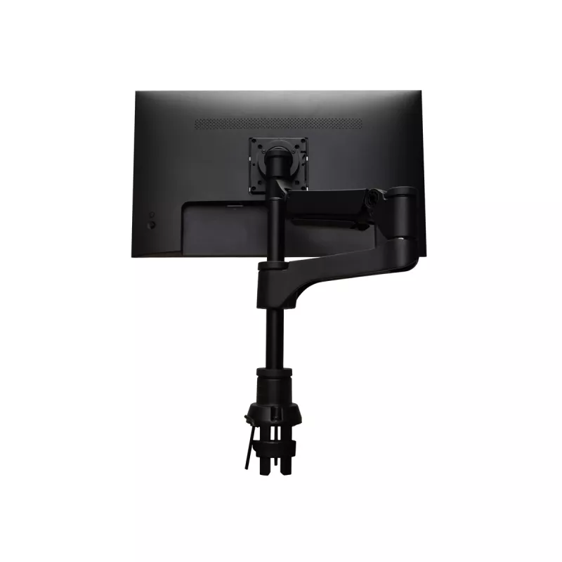 R-Go Tools Monitorarm R-Go Caparo Single, vollständig verstellbar mit Gasfeder, 3-9 kg Tragfähigkeit, 100% zirkulär, schwarz