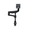R-Go Tools Monitorarm R-Go Caparo Single, vollständig verstellbar mit Gasfeder, 3-9 kg Tragfähigkeit, 100% zirkulär, schwarz