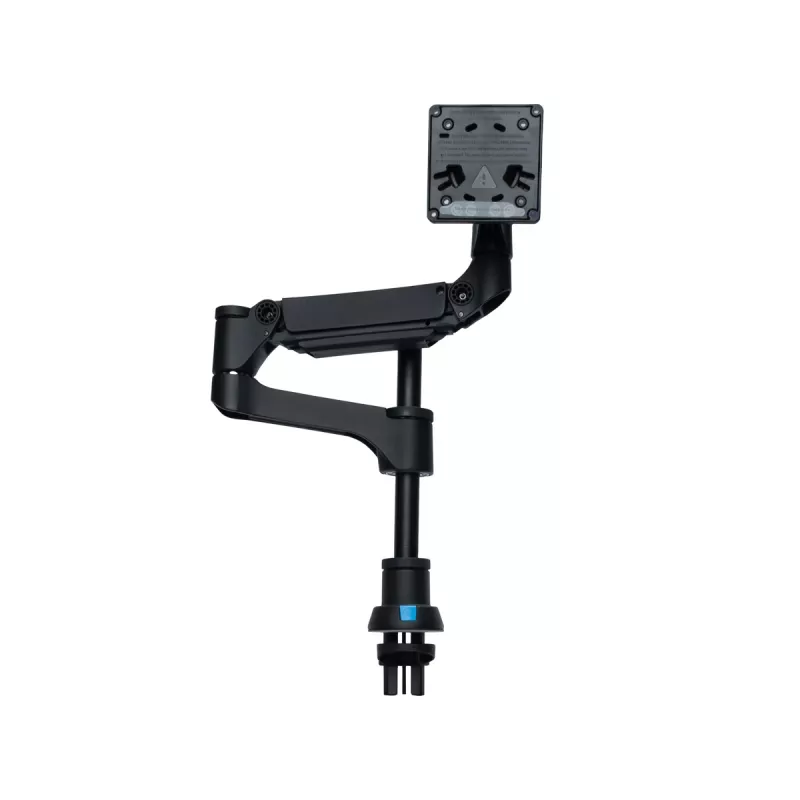 R-Go Tools Monitorarm R-Go Caparo Single, vollständig verstellbar mit Gasfeder, 3-9 kg Tragfähigkeit, 100% zirkulär, schwarz