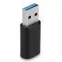 Lindy USB 3.2 Typ A auf C Adapter, USB 3.2 Typ A, USB 3.2 Typ C, Schwarz