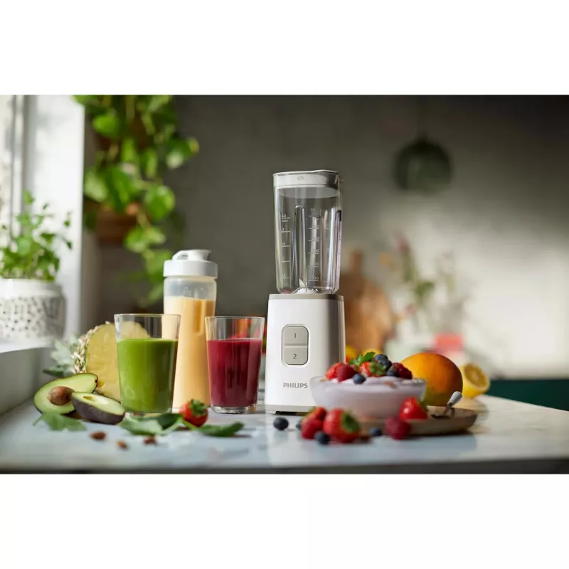 Philips Daily Collection HR2602/00 Mini-Mixer, Standmixer, 1 L, Pulsfunktion, Eiszerkleinerung, 0,85 m, 350 W