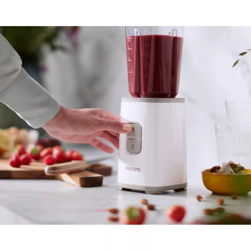 Philips Daily Collection HR2602/00 Mini-Mixer, Standmixer, 1 L, Pulsfunktion, Eiszerkleinerung, 0,85 m, 350 W