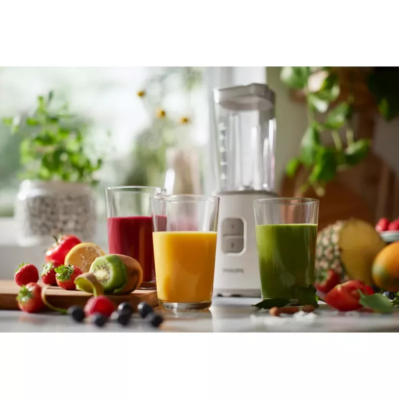 Philips Daily Collection HR2602/00 Mini-Mixer, Standmixer, 1 L, Pulsfunktion, Eiszerkleinerung, 0,85 m, 350 W