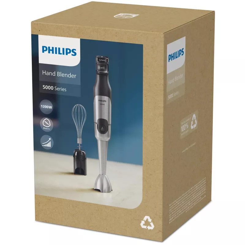 Philips 5000 series HR2682/00 Mixer Stabmixer 1200 W Schwarz, Edelstahl