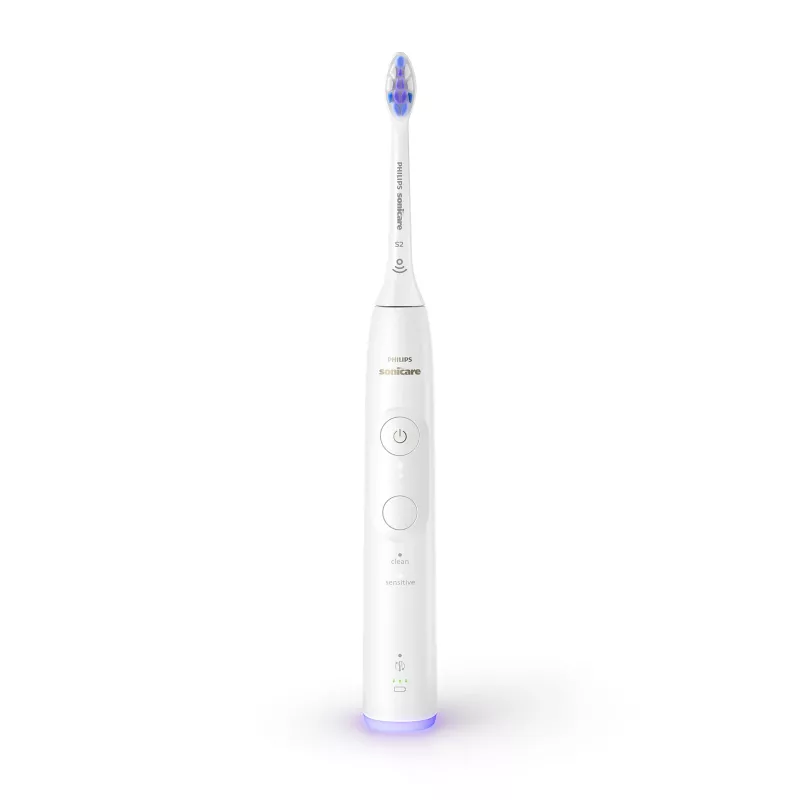 Schallzahnbürste Philips Series 6100 HX7400/01 — Schalltechnologie, 62.000 Bewegungen/min, 2 Modi, 3 Geschwindigkeiten, weiß, wiederaufladbar